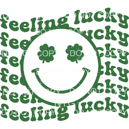 retro feeling lucky # 8912 Sublimation transfers - Heat 