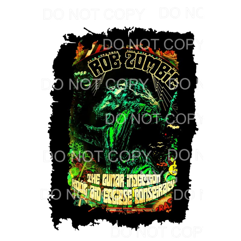 Rob Zombie #2 Sublimation transfers - Heat Transfer