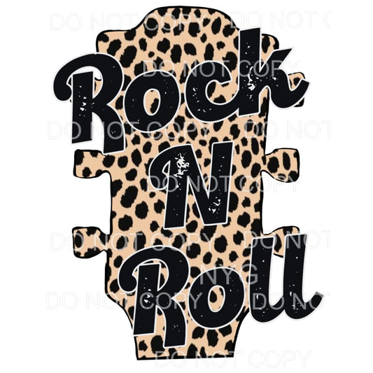 ROCK N ROLL LEOPARD Sublimation transfers - Heat Transfer