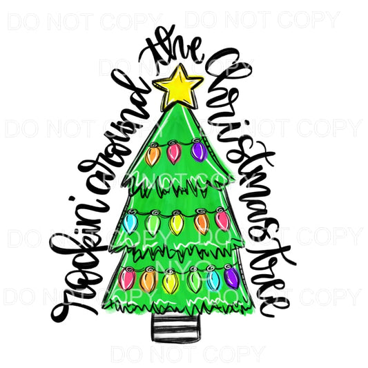 Rocking Around The Christmas Tree Multi Color Lights Yellow 