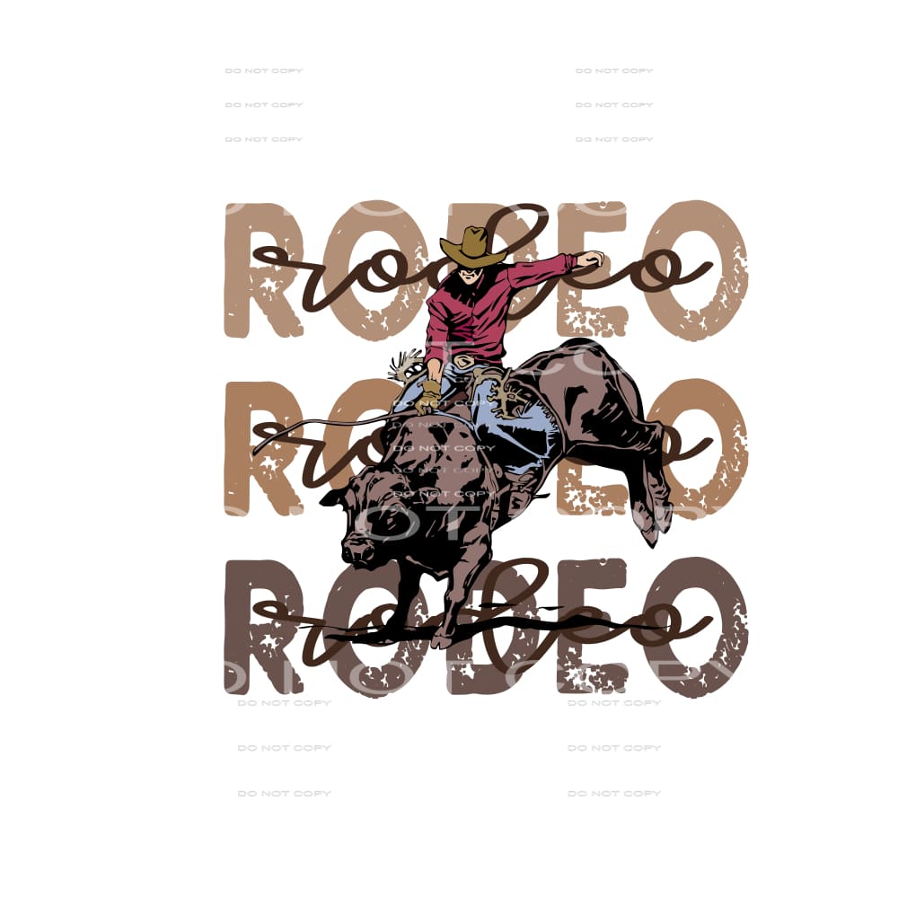 Rodeo #5166 Sublimation transfers - Heat Transfer Graphic
