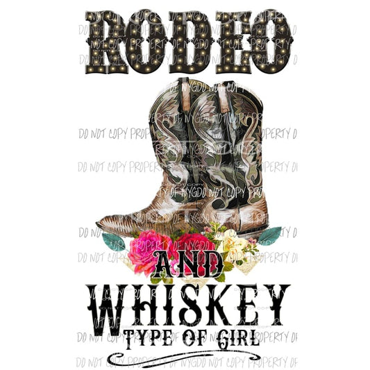 Rodeo and Whiskey Sublimation transfers Heat Transfer
