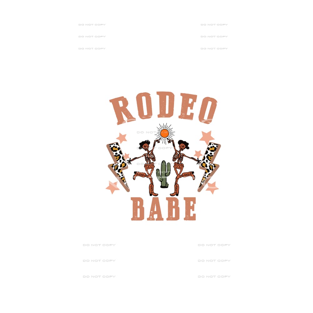 Rodeo Babe # 225 Sublimation transfers - Heat Transfer