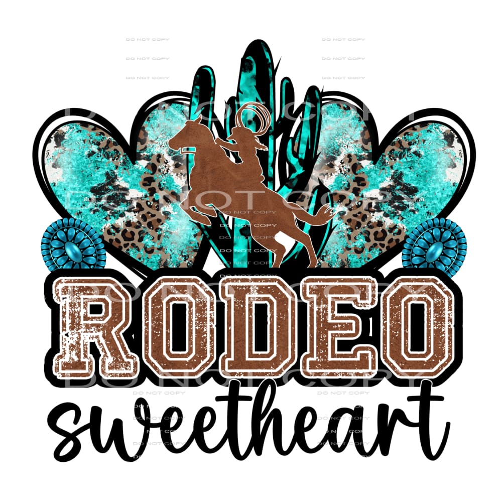Rodeo Sweetheart #5678 Sublimation transfers - Heat Transfer