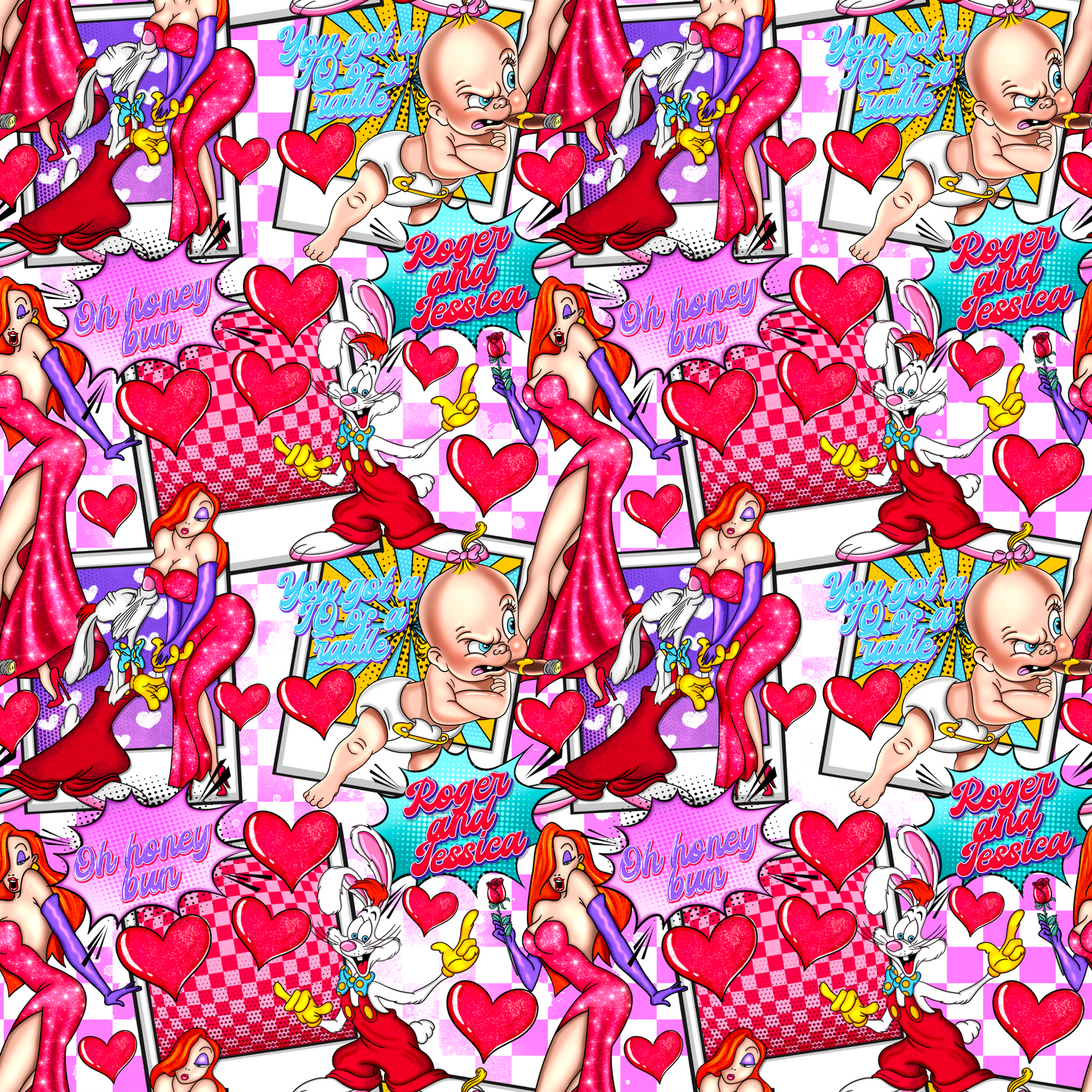 Roger Rabbit #9276 Sublimation transfers - Heat Transfer
