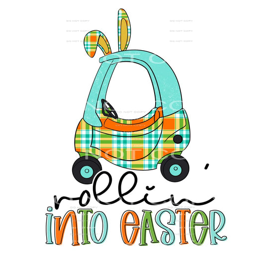 rollin into easter #4297 Sublimation transfers - Heat 