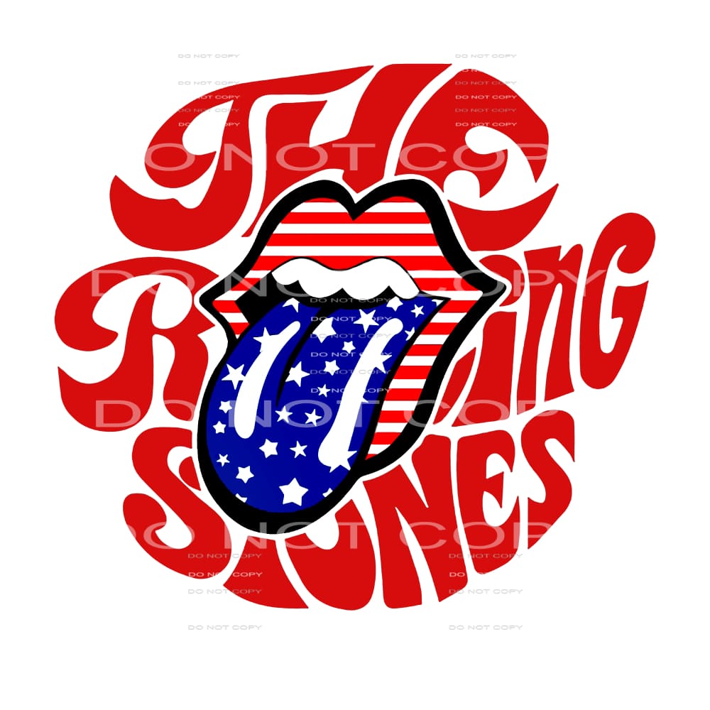 rolling stones #4382 Sublimation transfers - Heat Transfer