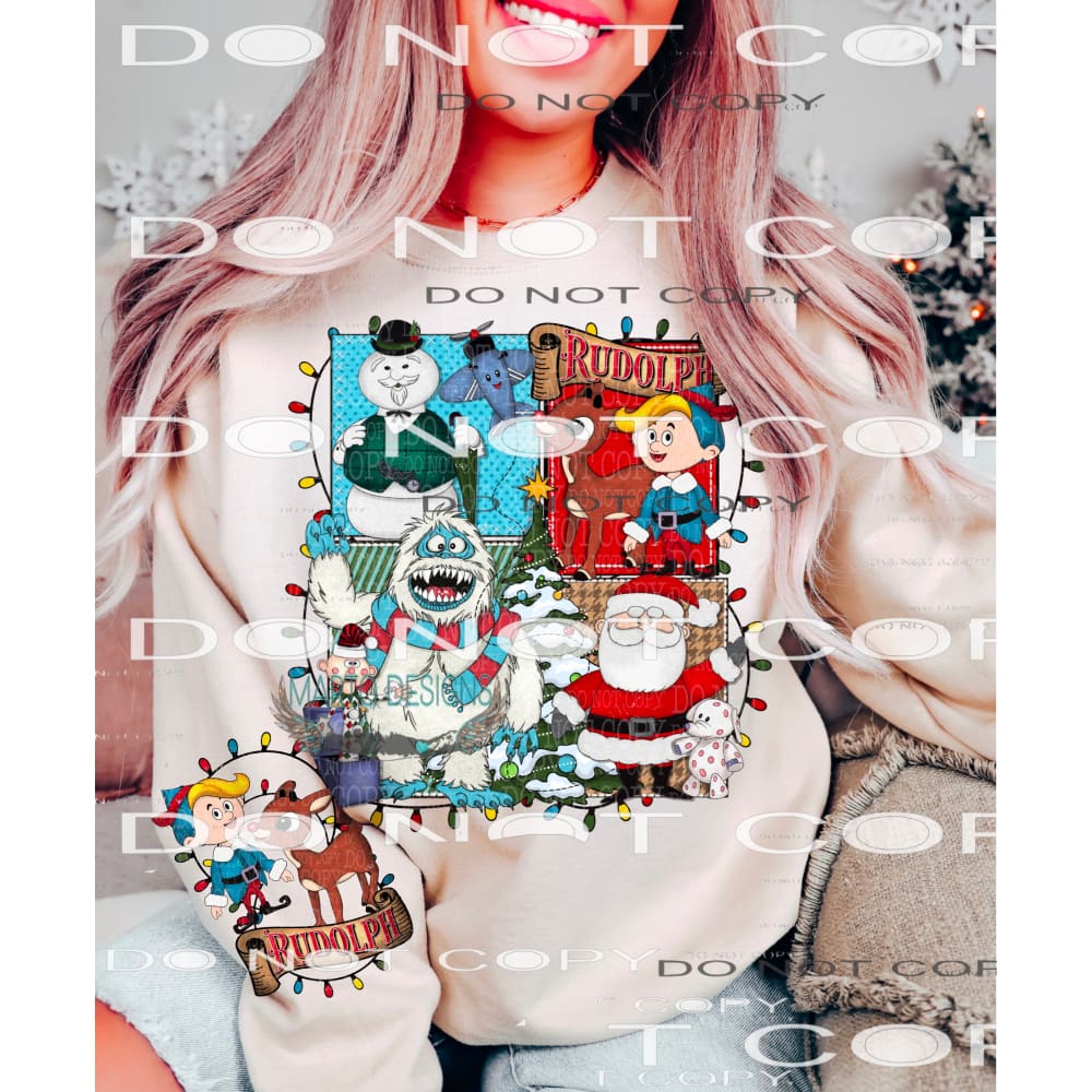 Rudolph #7540 Sublimation transfers - Heat Transfer Graphic