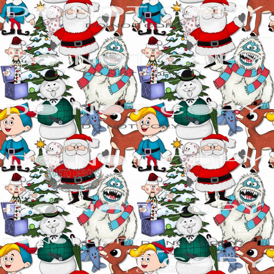 Rudolph And Friends #7562 Sublimation transfers - Heat