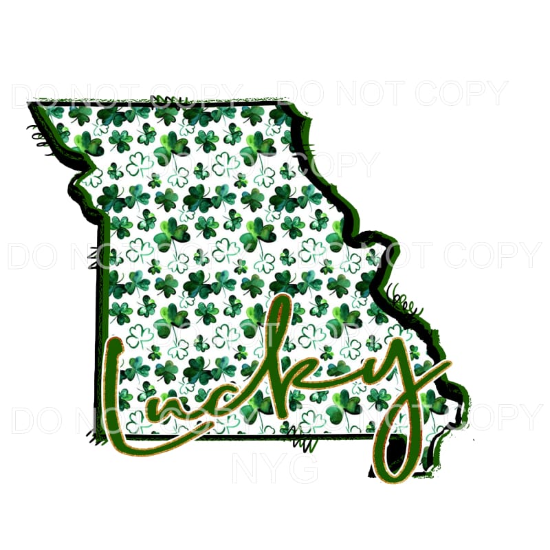 Saint Patrick’s Day Clover color States All states in drop 
