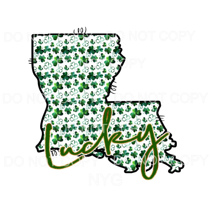 Saint Patrick’s Day Clover color States All states in drop 