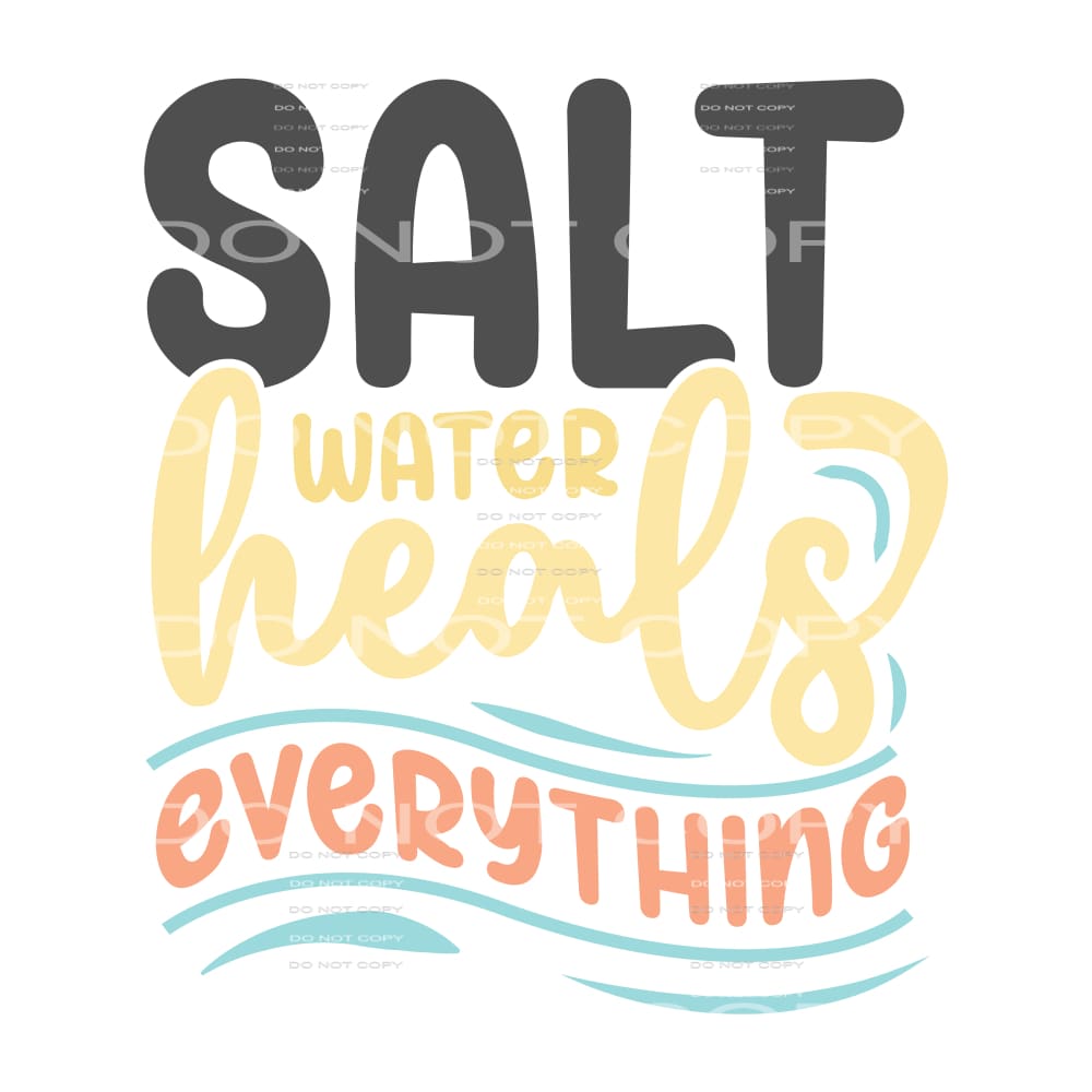 Salt water heals everything # 267 Sublimation transfers -