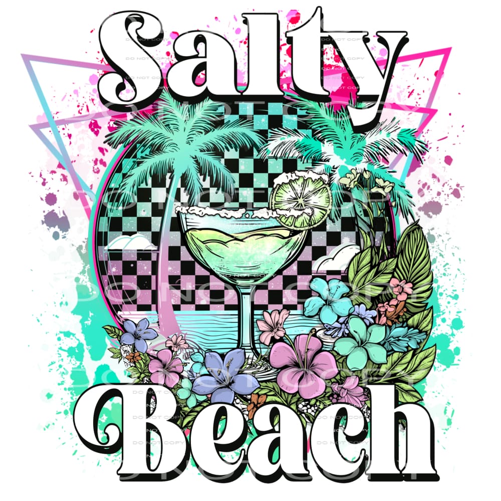Salty beach # 410 Sublimation transfers - Heat Transfer