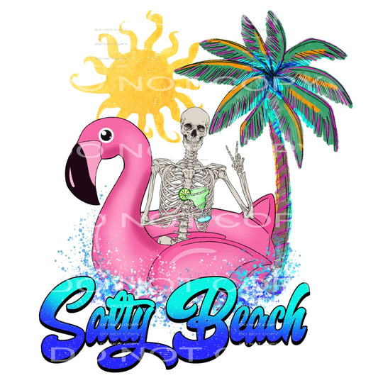 Salty Beach #4212 Sublimation transfers - Heat Transfer