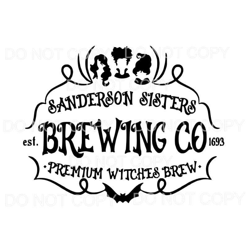 Sanderson Sisters Brewing Co Premium Witches Brew LabelHocus