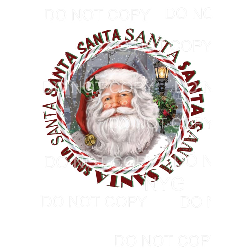 SANTA # 7014 Sublimation transfers - Heat Transfer