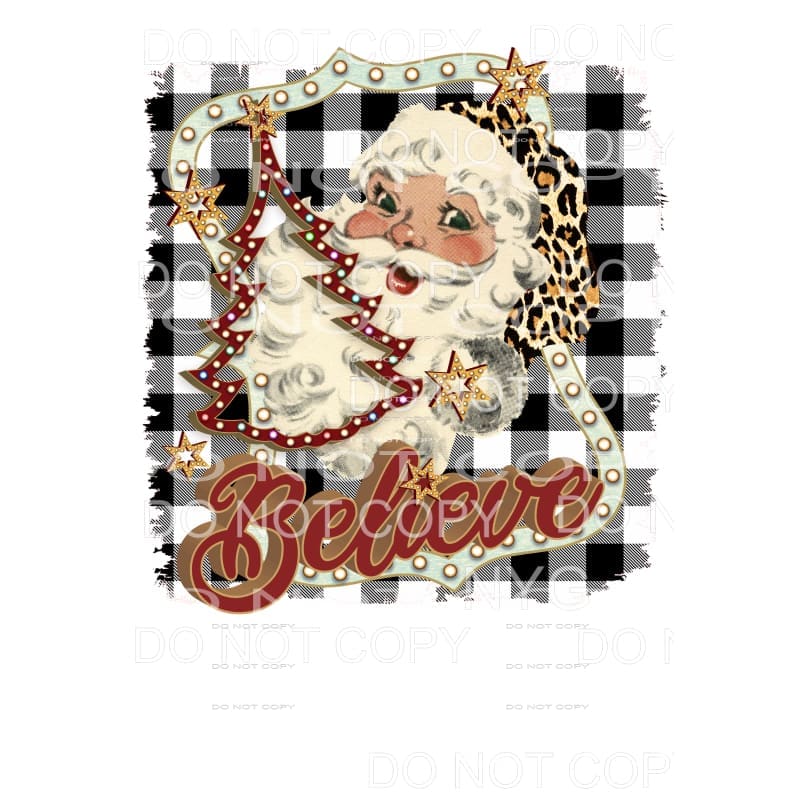 Santa # 9031 Sublimation transfers - Heat Transfer