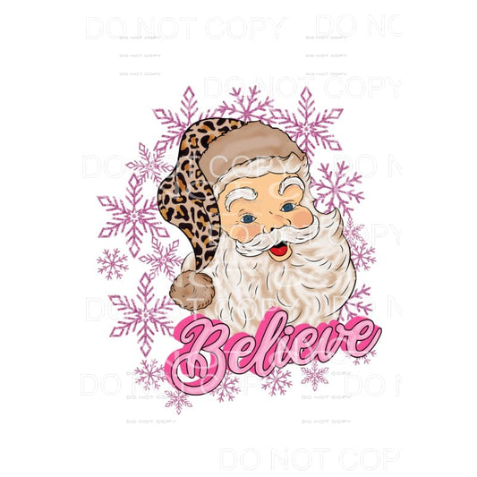 Santa Believe # 9028 Sublimation transfers - Heat Transfer