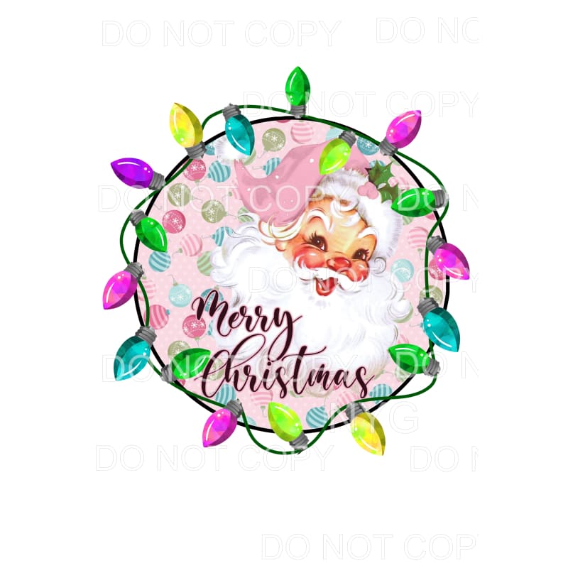 Santa Circle # 7082 Sublimation transfers - Heat Transfer