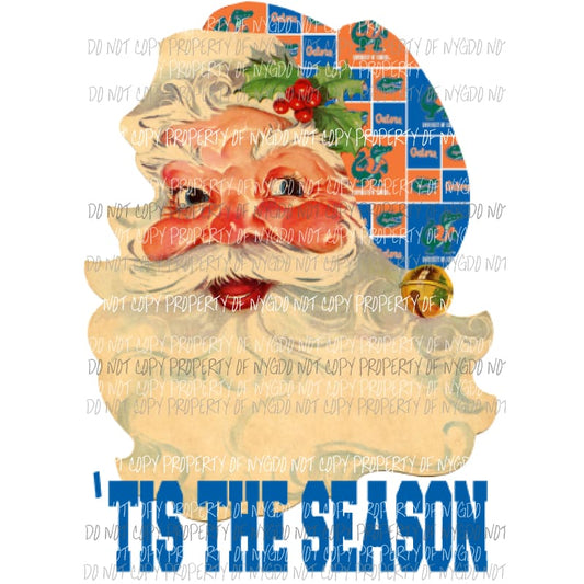 Santa Gators Sublimation transfers Heat Transfer