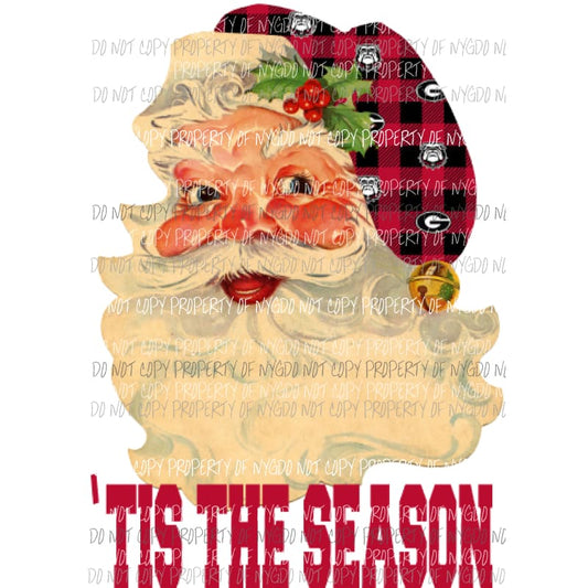 Santa Georgia 2 Sublimation transfers Heat Transfer