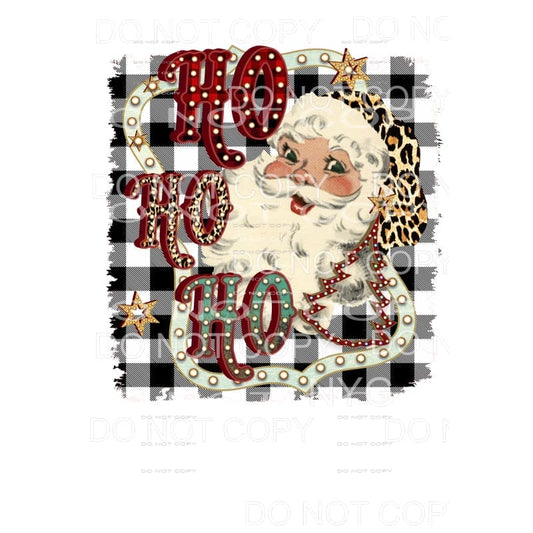 Santa Ho Ho Ho # 9022 Sublimation transfers - Heat Transfer