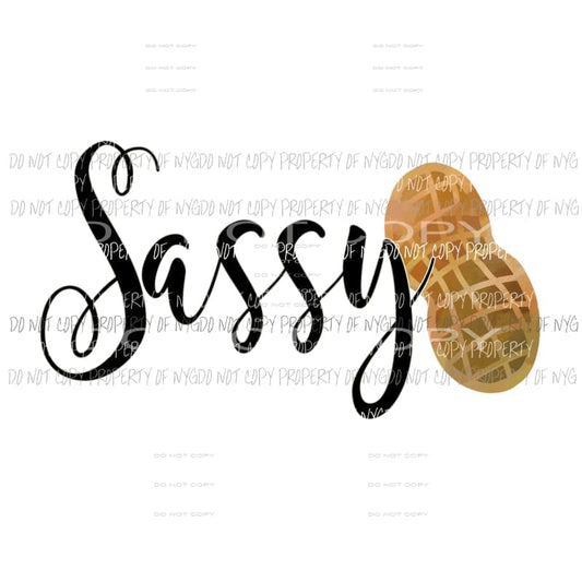 sassy nut sublimation transfer Heat Transfer
