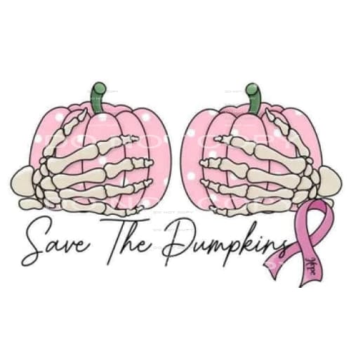 save the pumpkins #7770 Sublimation transfers - Heat 