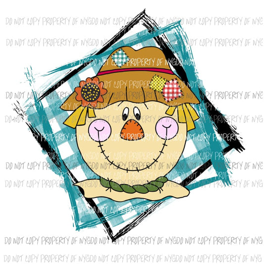 Scarecrow # 5 Halloween Fall Sublimation transfers Heat Transfer