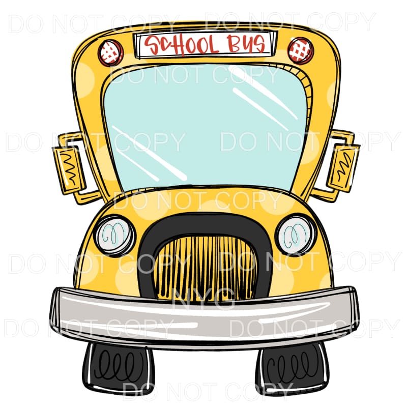 School Bus # 146 Sublimation transfers - Heat Transfer