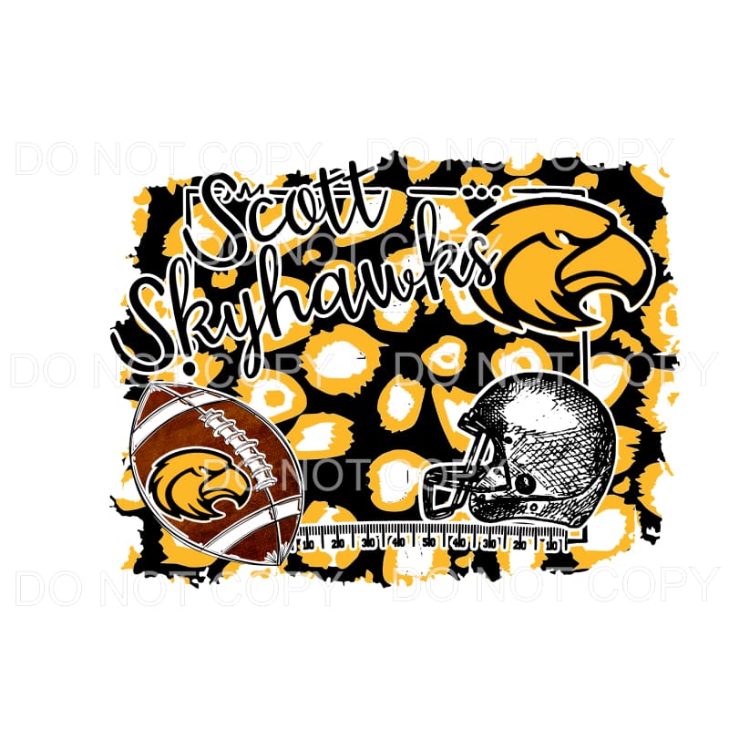 Scott Skyhawks # 2 Sublimation transfers - Heat Transfer