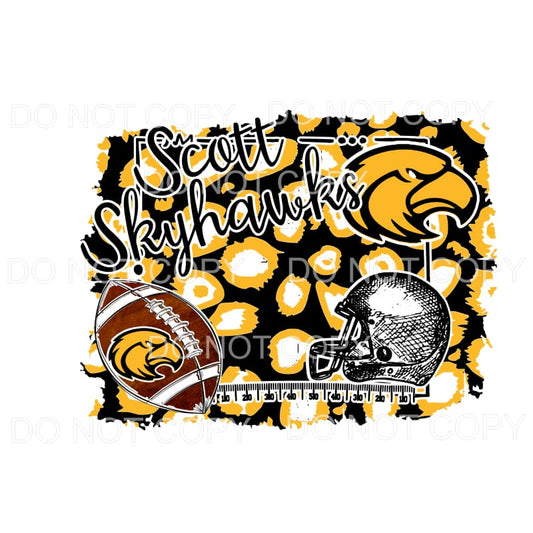 Scott Skyhawks # 2 Sublimation transfers - Heat Transfer