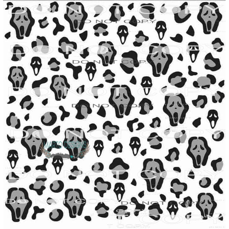 SCREAM Pattern #6189 Sublimation transfers - Heat Transfer