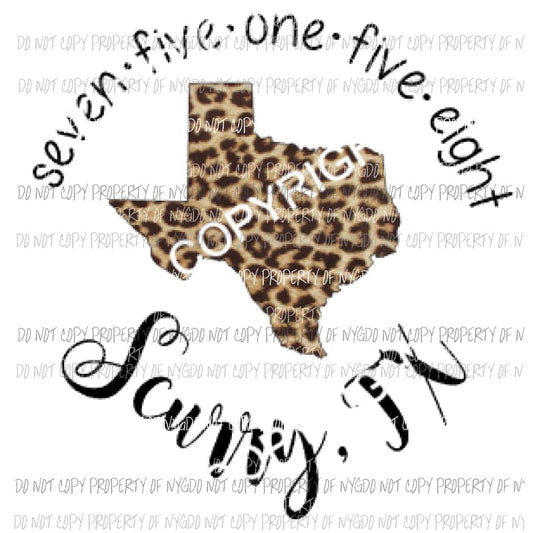 SCURRY TEXAS zip code Sublimation transfers Heat Transfer