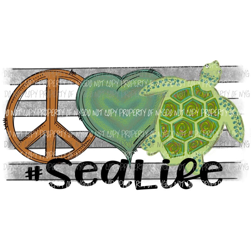 Sea Life Sublimation transfers Heat Transfer