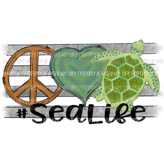 Sea Life Sublimation transfers Heat Transfer
