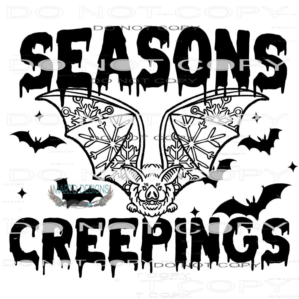 Seasons Creepings #7407 Sublimation transfers - Heat