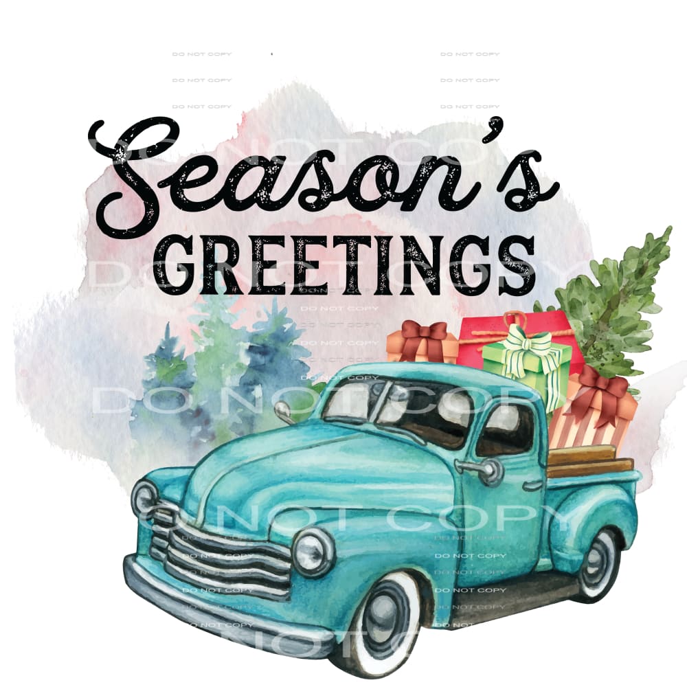 season’s greetings #7521 Sublimation transfers - Heat 