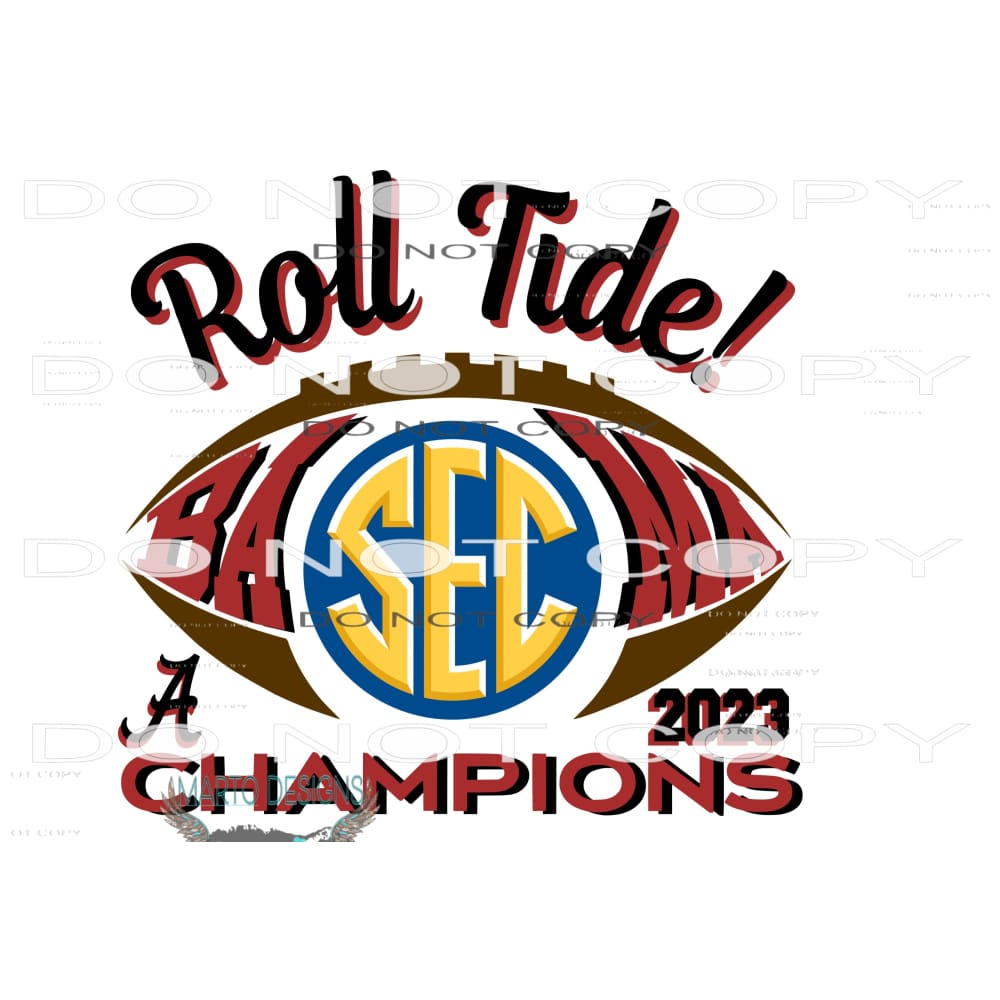 sec champs 2023 alabama # 2223 Sublimation transfers - Heat