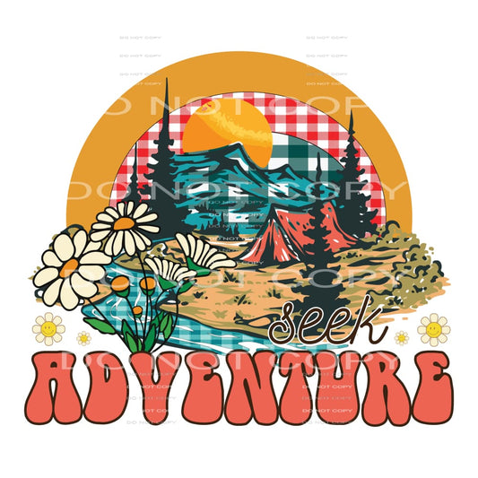 Seek Adventure #5124 Sublimation transfers - Heat Transfer