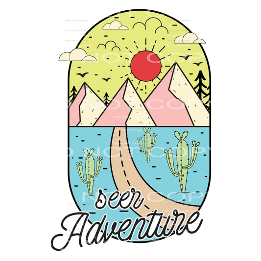 Seen Adventure #5122 Sublimation transfers - Heat Transfer