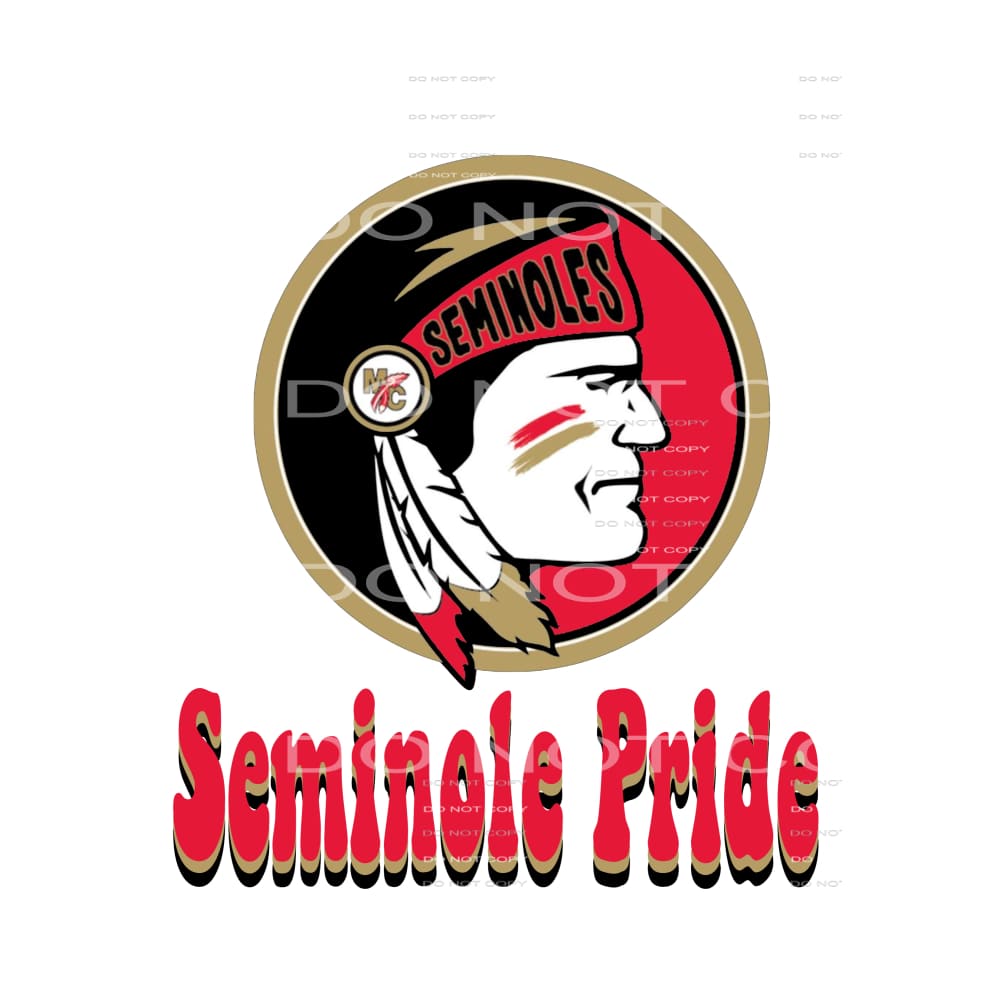 Seminole pride # 33399 Sublimation transfers - Heat Transfer