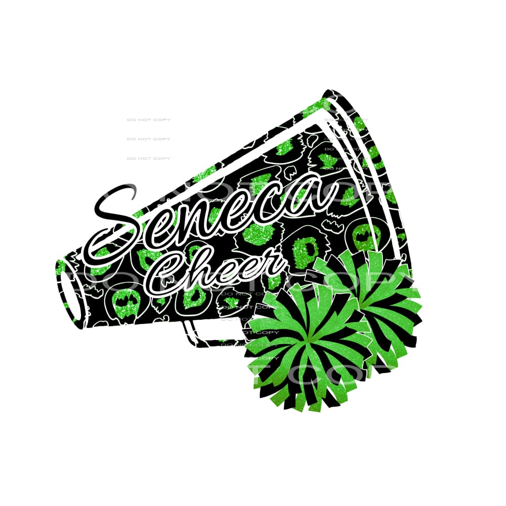 seneca cheer green Sublimation transfers - Heat Transfer