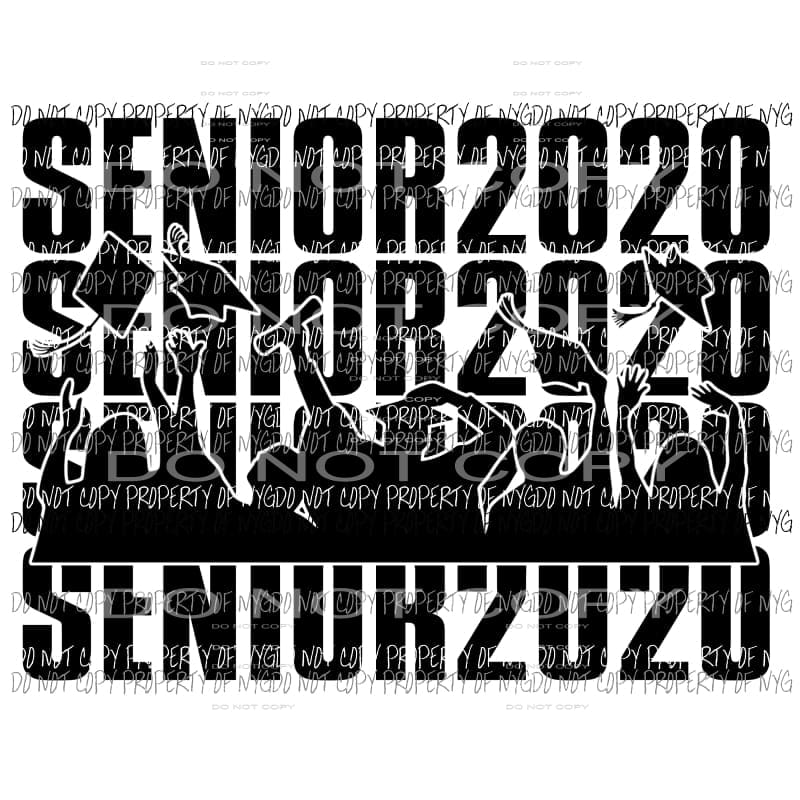 Senior 2020 Group Graduating Class Sublimation transfers Heat Transfer