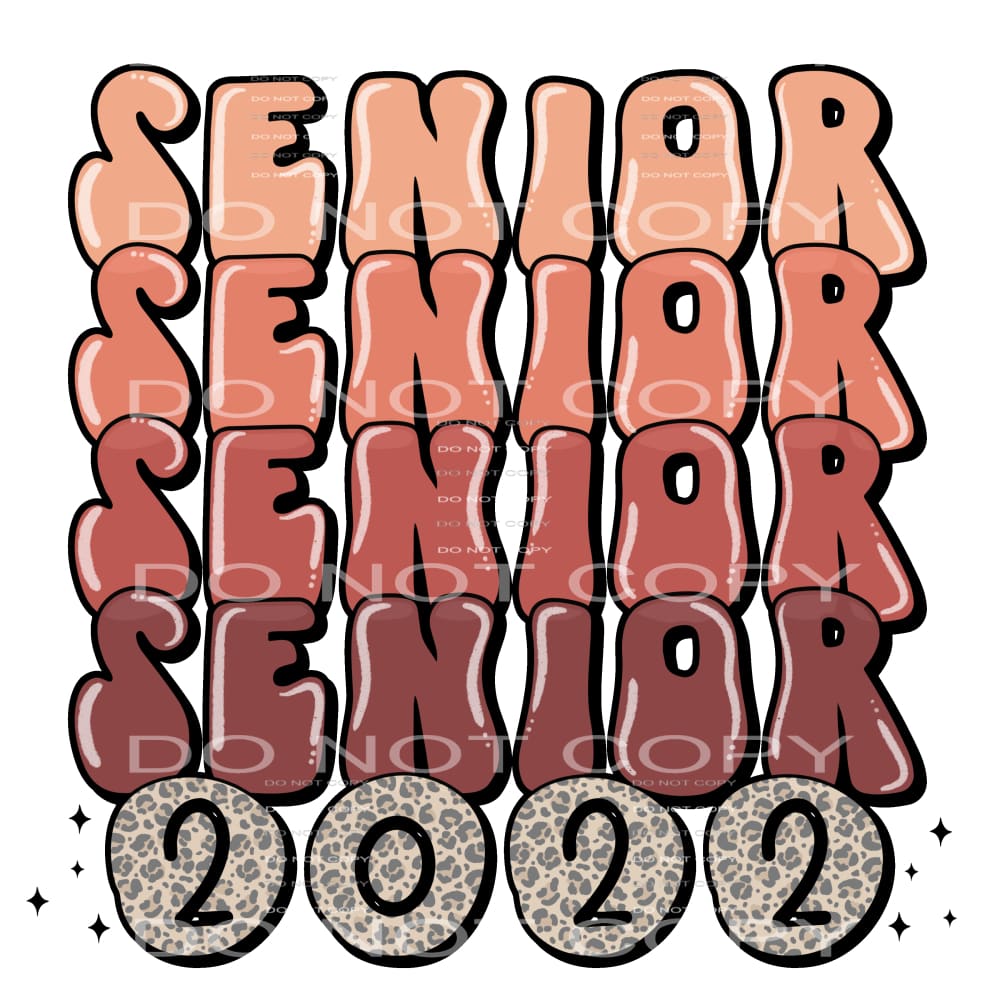 senior 2022 #4850 Sublimation transfers - Heat Transfer