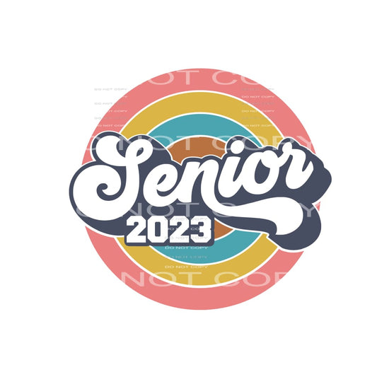 Senior 2023 retro # 6692 Sublimation transfers - Heat 