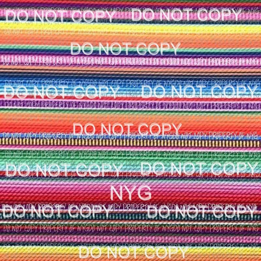 Serape Background Sheet Sublimation transfers 13 x 9 inches Heat Transfer