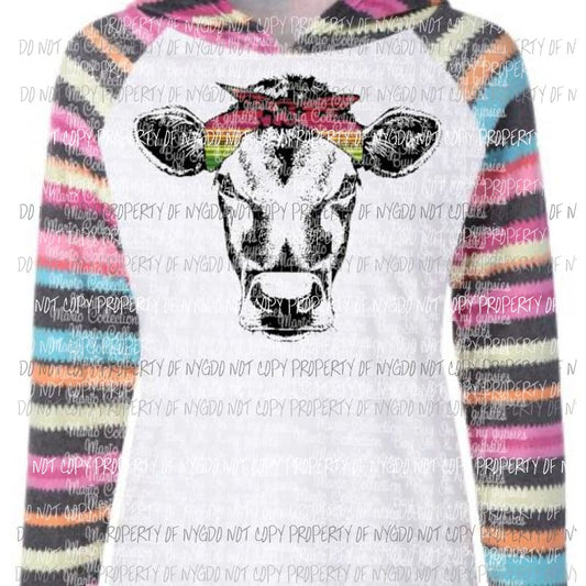 Serape cow sublimation transfer Heat Transfer