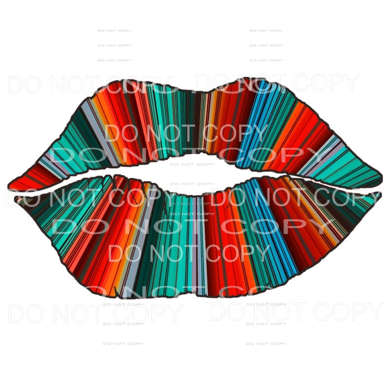 serape lips # 9885 Sublimation transfers - Heat Transfer