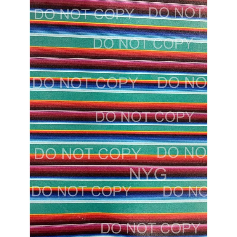 Serape Sheet #1 Sublimation transfers - 13 x 9 inches - Heat